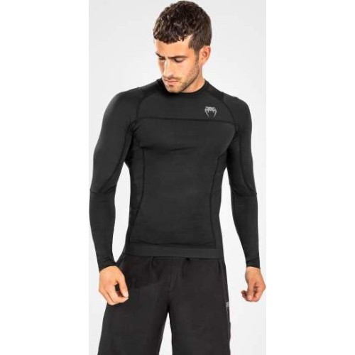 Venum G-Fit Air garroku rashguard krekls, melns