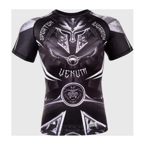Venum Gladiator 3.0 rashguard krekls, īsām piedurknēm, melns/balts