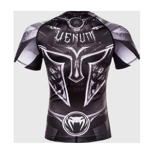 Venum Gladiator 3.0 rashguard krekls, īsām piedurknēm, melns/balts