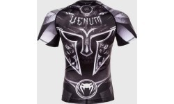 Рашгард Venum Gladiator 3.0, короткий рукав, чёрно-белый