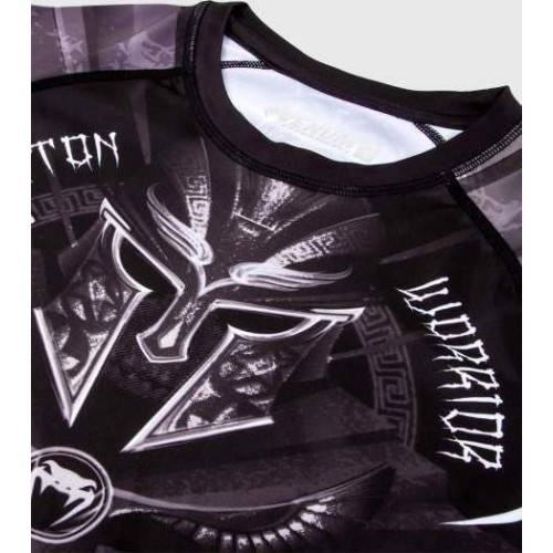 Venum Gladiator 3.0 rashguard krekls, īsām piedurknēm, melns/balts