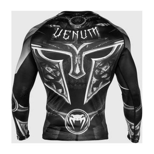 Venum Gladiator 3.0 Rashguard - Long Sleeves - Black/White