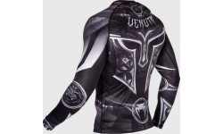 Рашгард Venum Gladiator 3.0 с длинным рукавом, чёрно-белый