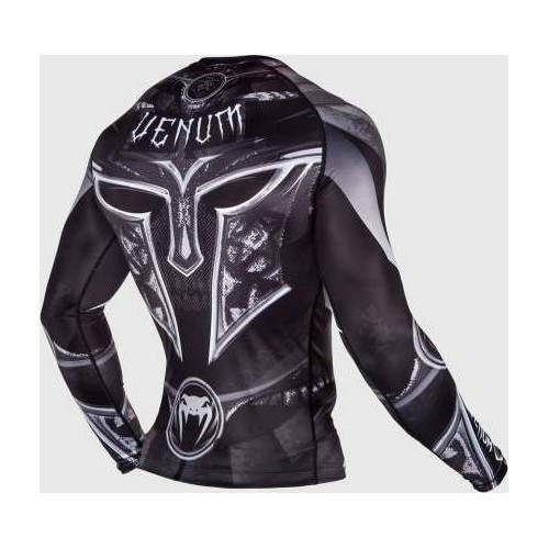 Venum Gladiator 3.0 Rashguard - Long Sleeves - Black/White
