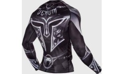 Venum Gladiator 3.0 Rashguard - Long Sleeves - Black/White