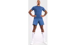 Мужской рашгард с коротким рукавом Venum Contender, синий