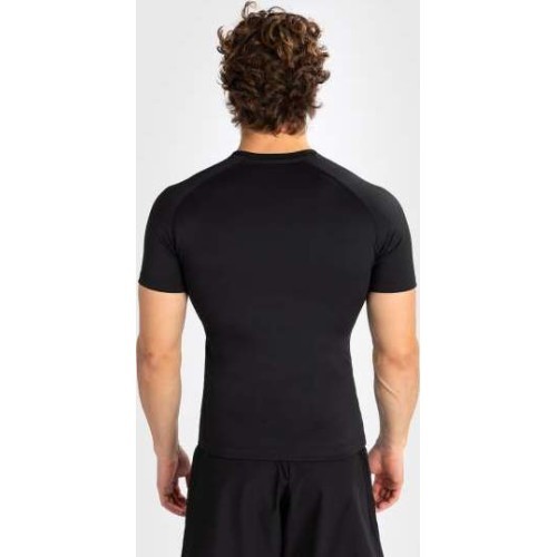 Venum Contender Men’s Short Sleeve Rashguard - Black/White