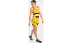Женские шорты Vale Tudo UFC Venum Authentic Fight Night, удлинённые, жёлтые