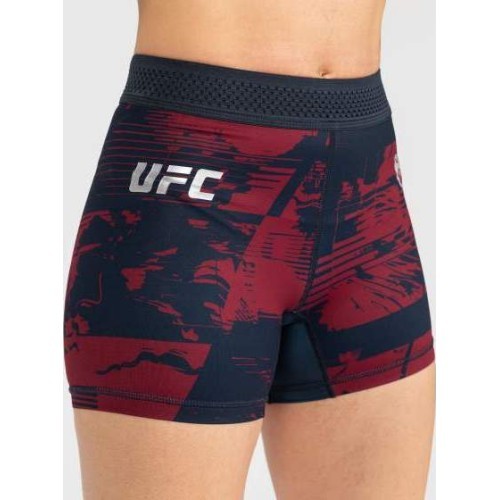 Женские шорты UFC Zenith by Venum Burgundy Authentic Fight Week Performance Vale Tudo