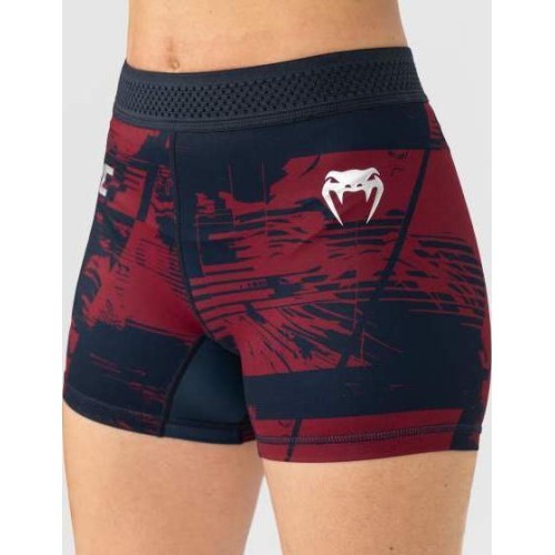 Sieviešu šorti UFC Zenith by Venum Burgundy Authentic Fight Week Performance Vale Tudo