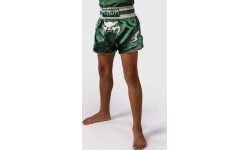 Venum Inferno Muay Thai šorti – zaļi/balti
