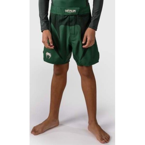 Venum Attack bērnu cīņas šorti – Forest Green/Off White