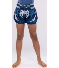 Venum Inferno Kids Thai Shorts - Royal Blue