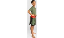 Venum Classic Kids Boxing Shorts - Army Green/Orange