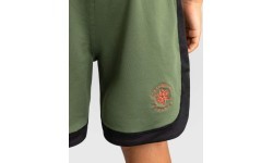 Venum Classic Kids Boxing Shorts - Army Green/Orange