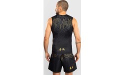 Venum Serpenti Sleeveless Rashguard - Black/Silver/Gold