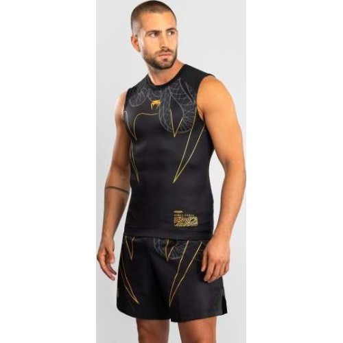 Venum Serpenti bezpiedurkņu rashguard krekls, melns/sudraba/zelts