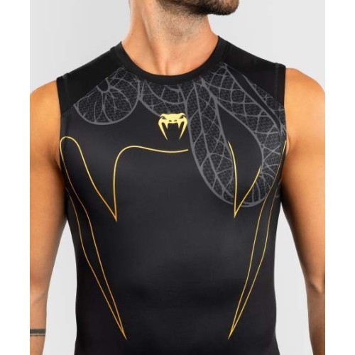 Venum Serpenti bezpiedurkņu rashguard krekls, melns/sudraba/zelts