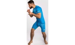 Venum x WOW FC Short Sleeve Rashguard - Pacific Blue