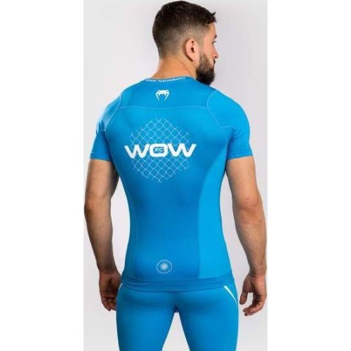 Venum x WOW FC īsroku Rashguard krekls – Pacific Blue