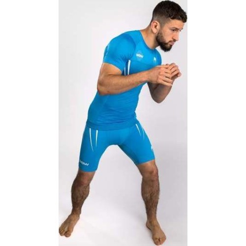 Venum x WOW FC īsroku Rashguard krekls – Pacific Blue
