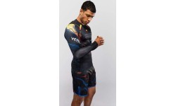 Venum x TEKKEN 8 rashguard krekls ar garām piedurknēm Yoshimitsu, melns/oranžs