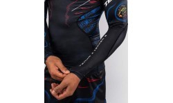 Venum x TEKKEN 8 Long Sleeve Rashguard - Yoshimitsu - Black/Orange