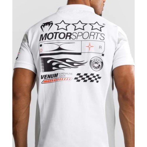 Хлопковое поло Venum Motorsport – белоснежное