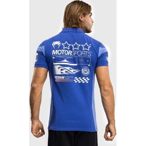 Venum Motorsport Cotton Polo - Royal Blue