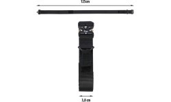 NC1729 TACTICAL BELT BLACK 125CM NILS CAMP