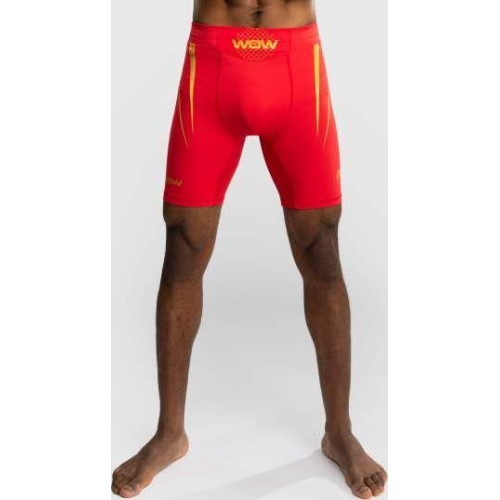 Venum x WOW FC vīriešu Vale Tudo šorti, Fury Red/Gold