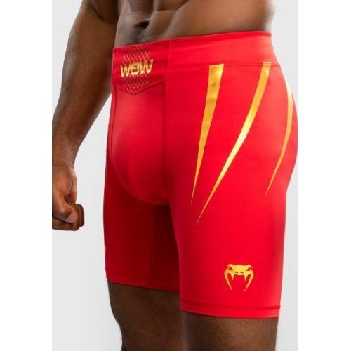 Мужские шорты Venum x WOW FC Vale Tudo, Fury Red/Gold
