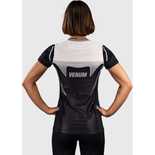 Venum Adrenaline Women's Dry-Tech T-Shirt - Black/ Ivory