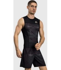 Venum G-Fit Air Men's Sleeveless Rashguard - Deep Black/Desert Sand