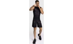 Мужской рашгард без рукавов Venum G-Fit Air, чёрный/песочный