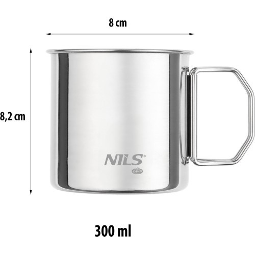 Набор кружек из нержавеющей стали Nils Camp NC1762