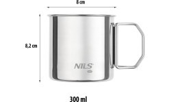 Набор кружек из нержавеющей стали Nils Camp NC1762