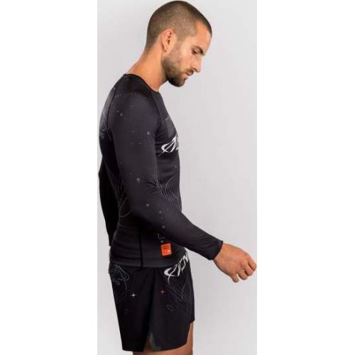 Venum Eclipse Long Sleeve Rashguard - Black/Ivory