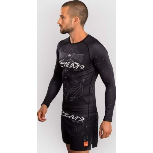 Venum Eclipse Long Sleeve Rashguard - Black/Ivory
