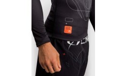 Venum Eclipse Long Sleeve Rashguard - Black/Ivory