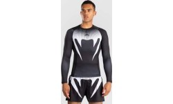 Venum No Gi rashguard krekls, melns/balts