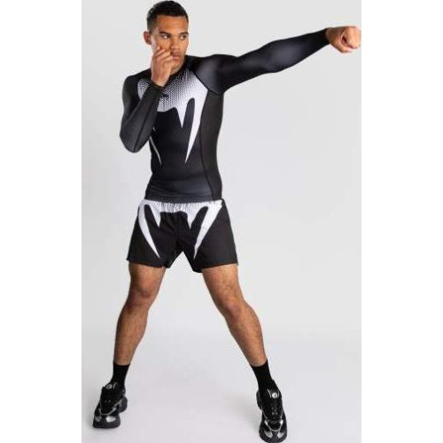 Venum No Gi Rashguards - Black/White