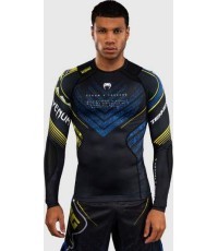 Venum x TEKKEN 8 rashguard ar garām piedurknēm King melns/dzeltens