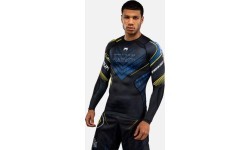 Venum x TEKKEN 8 rashguard ar garām piedurknēm King melns/dzeltens