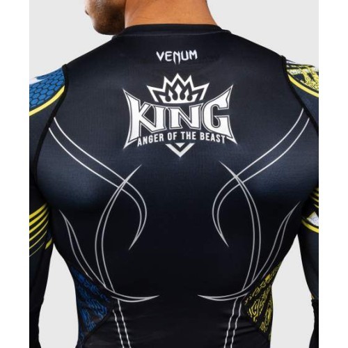 Venum x TEKKEN 8 rashguard ar garām piedurknēm King melns/dzeltens