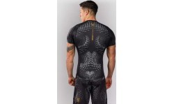 Venum Matupa Short Sleeve Rashguard - Black/Grey/Gold