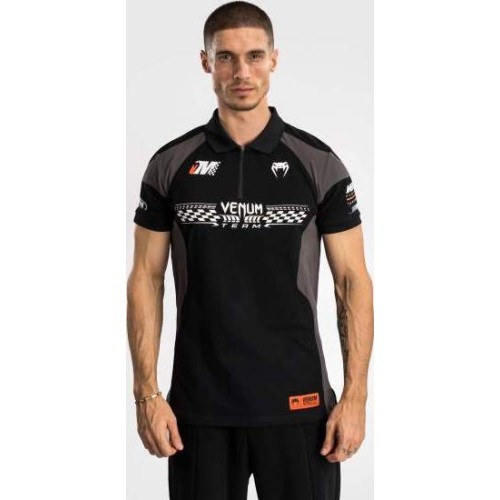 Venum Motorsport Cotton Polo - Deep Black