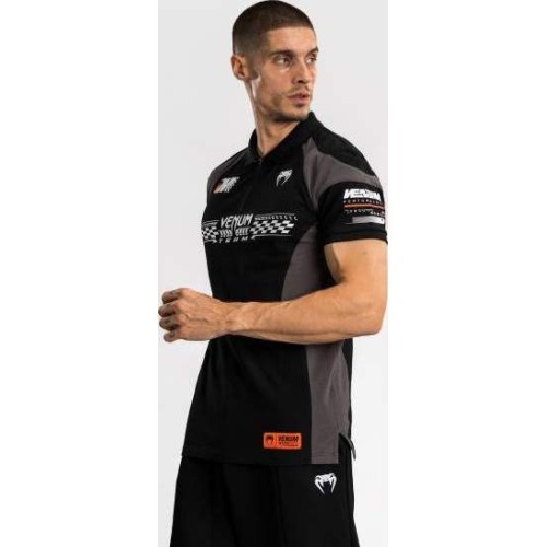 Хлопковое поло Venum Motorsport – чёрное