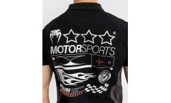 Venum Motorsport Cotton Polo - Deep Black