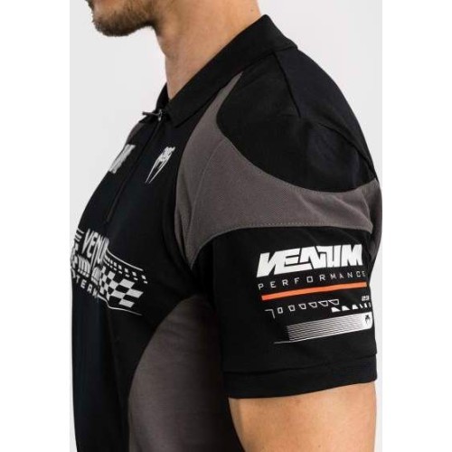 Хлопковое поло Venum Motorsport – чёрное